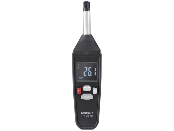 VOLTCRAFT HY-80 TH Fuktighetsmåler (Hygrometer) 0 % RH 100 % RH Sett Hygrometer (VC-13101380)