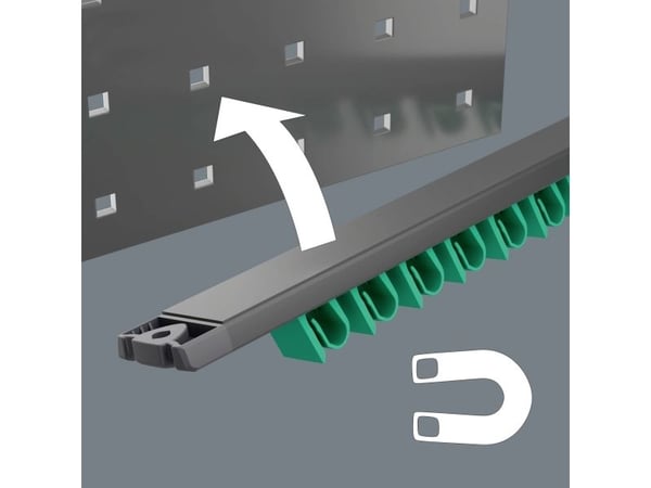 Wera 05136413001 Klassifikasjonssystemer (L x B) 370 mm x 30 mm