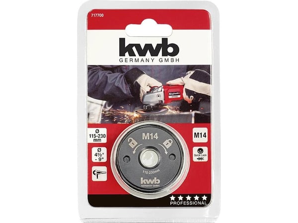 kwb hurtigkoblingsmutter 115 -230 mm 717700 (717700)