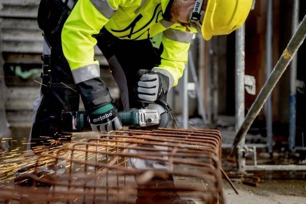Metabo W 18 7-125 602371850 Akkukulmahiomakone 125 mm harjaton, ilman akkua, ilman laturia 18 V