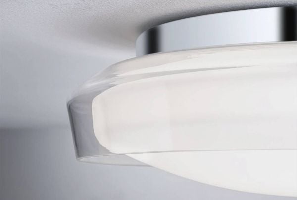 Lampa sufitowa Paulmann Kattovalaisin LUENA LED 11.5W 600lm okragła 250mm 3000K IP44 230V szkło chrom / metal