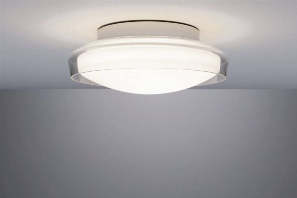 Lampa sufitowa Paulmann Kattovalaisin LUENA LED 11.5W 600lm okragła 250mm 3000K IP44 230V szkło chrom / metal