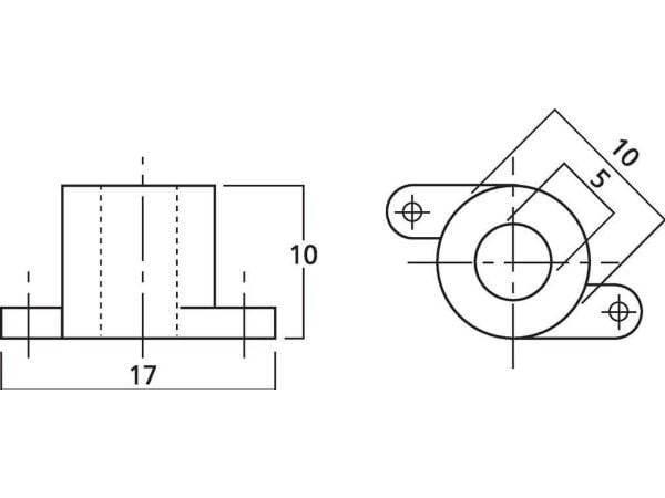 MCER-5 Mikrofonikapselin pidike