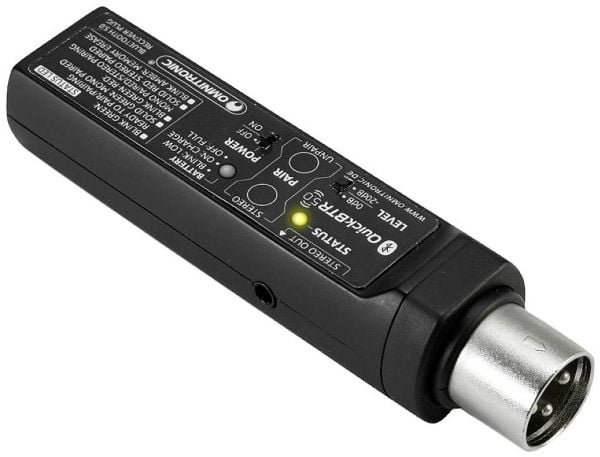 OMNITRONIC QuickBTR-5.0 XLR AptX Bluetooth 5.0 -vastaanotin (13072197)