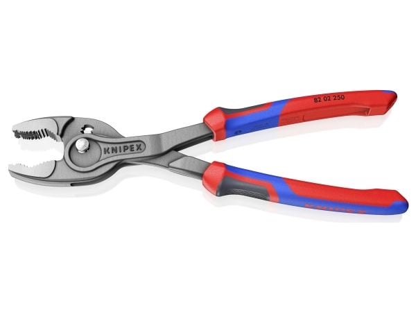 KNIPEX TwinGrip etupihdit punainen/sininen pituus 250mm (82 02 250)