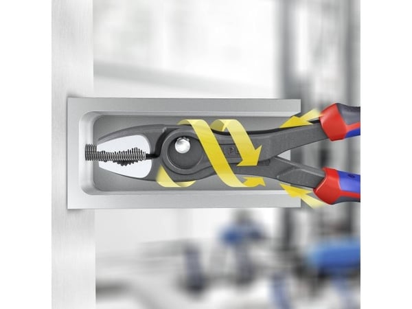 KNIPEX TwinGrip etupihdit punainen/sininen pituus 250mm (82 02 250)
