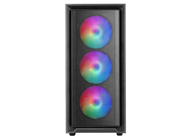 Mars Gaming MC-AIR, Midi Tower, PC, Svart, ATX, micro ATX, Mini-ITX, Nät, SGCC, Härdat glas, Spela