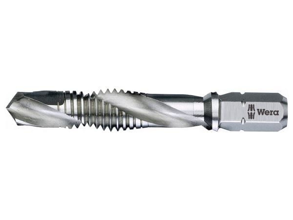 Wera 05104751001 Kierreporanterä 7-osainen metrinen Oikea kulma DIN ISO 1173, DIN 3126 HSS 1 setti