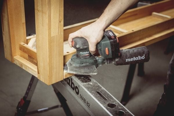 Metabo SM 18 LTX BL, Rundslipmaskin, Svart, Grön, Röd, Borstlös, 800 RPM, 20000 RPM, 2 mm