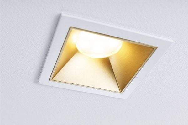 Paulmann 93130 Cole LED uppoasennusvalaisin 3 kpl LED (RGB) 6 W valkoinen, kultainen (matta)