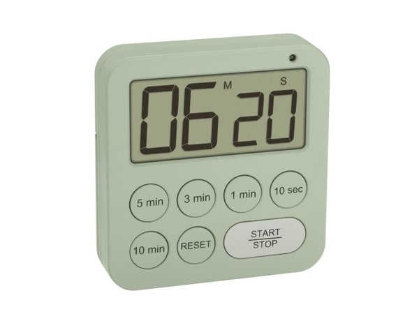 TFA-Dostmann 38.2056.04, Daglig tidtaker, Grønn, Digitalt, Plast, 99 min, 1,5 V