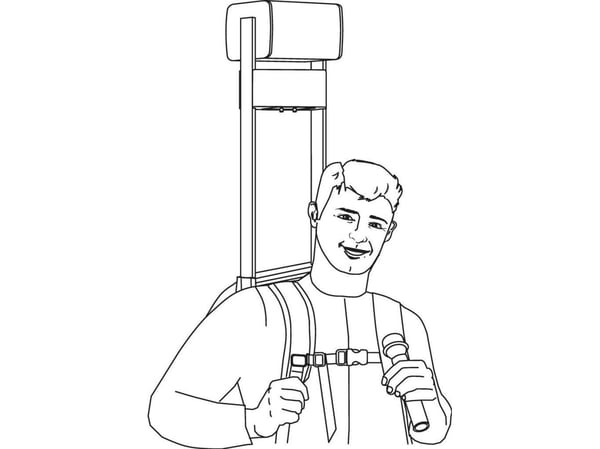 PAS-254D Bärbart ljudsystem