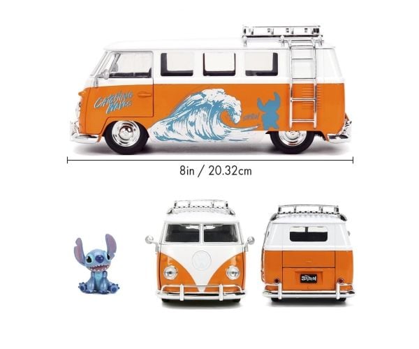 Buss i Jada-stil Volkswagen 1961 1:24 Stitch WB4
