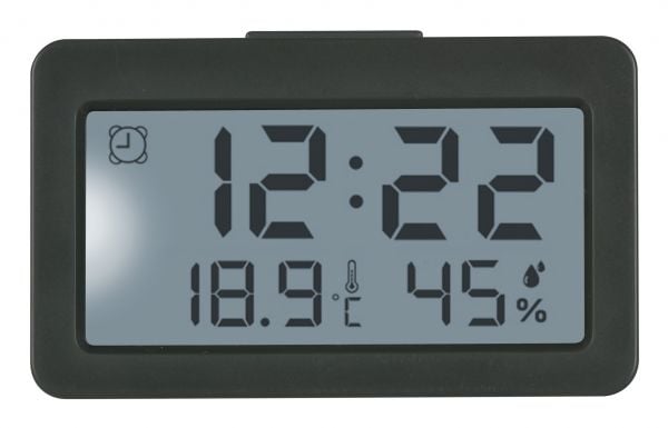 TFA-Dostmann 60.2045.10, Digitaalinen herätyskello, Suorakulmio, musta, Sisätila, Aikuinen, -10 - 50 °C