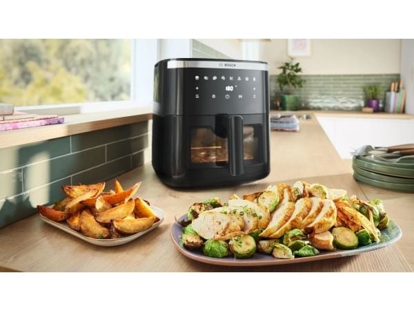 Bosch Serie 6 MAF671B1, Varmluftsfrityr, 7,2 l, 1,8 kg, 40 °C, 200 °C, 5 person(er)
