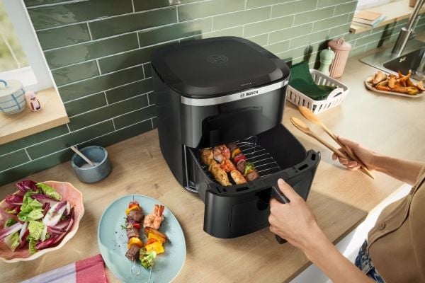 Bosch Serie 6 MAF671B1, Varmluftsfrityr, 7,2 l, 1,8 kg, 40 °C, 200 °C, 5 person(er)