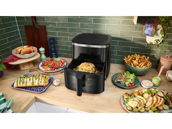 Bosch Serie 6 MAF671B1, Varmluftsfrityr, 7,2 l, 1,8 kg, 40 °C, 200 °C, 5 person(er)