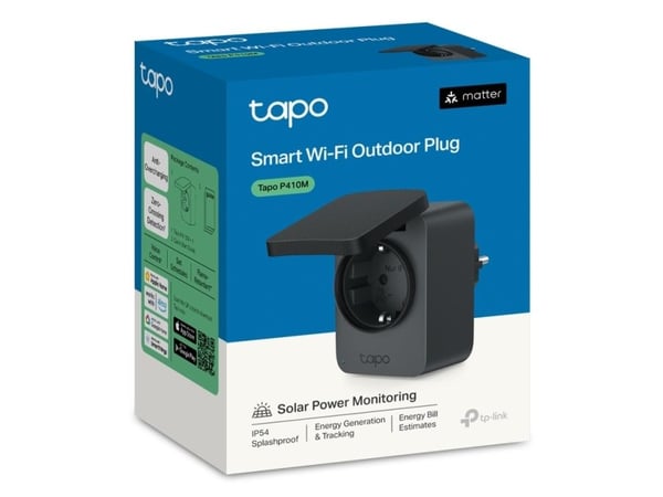 TP-Link Tapo P410M, Utendørs, Svart, Hjem, IP54, Status, Trådløs