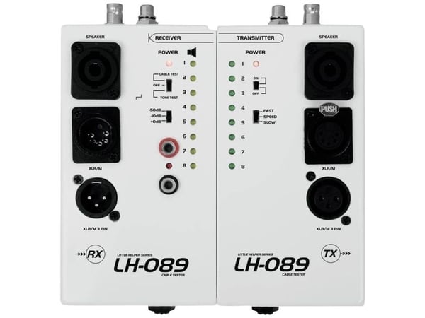 Omnitronic LH-089 Kaapelitesteri Valkoinen