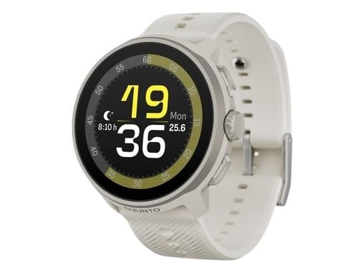 Suunto Run - Lys grå glassfiberforsterket polyamid - sportsur med stropp - silikon - lysegrå - håndleddstørrelse: 125-175 mm - display 1.32" - Blue...