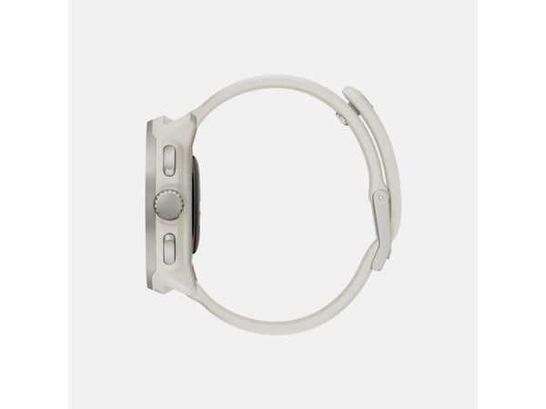 Suunto Run - Lys grå glassfiberforsterket polyamid - sportsur med stropp - silikon - lysegrå - håndleddstørrelse: 125-175 mm - display 1.32" - Blue...