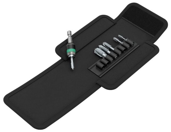 Wera 05104754001 Kierreporanterä 7-osainen metrinen Oikea kulma DIN ISO 1173, DIN 3126 HSS 1 setti