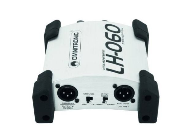 Omnitronic LH-060 Dual PRO DI Box, passiivinen (10355060)