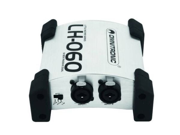 Omnitronic LH-060 Dual PRO DI Box, passiivinen (10355060)