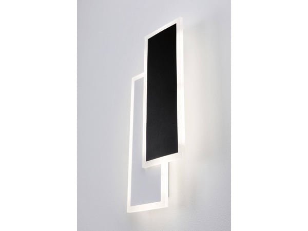 Paulmann 71167 LED-vägglampa 8 W LED (RGB) Vit, svart