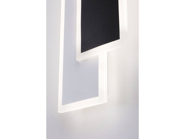 Paulmann 71167 LED-vägglampa 8 W LED (RGB) Vit, svart