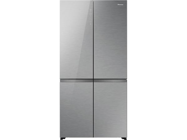Hisense RQ5P605NSVE, vapaasti seisova, amerikkalainen ovi, ruostumaton teräs, 4 ovea (ovia), LED, R600A
