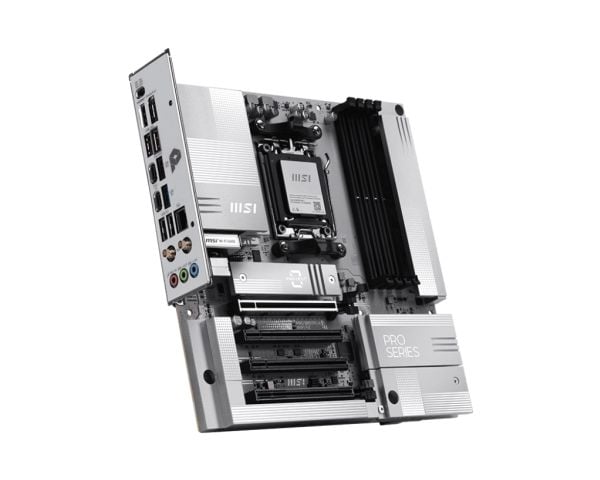 MSI PRO B850M-A WIFI PZ - Hovedkort - micro ATX - Socket AM5 - AMD B850 Chipset - USB 3.2 Gen 2, USB-C 3.2 Gen2, USB 3.2 Gen 1 - 5 Gigabit Ethernet...