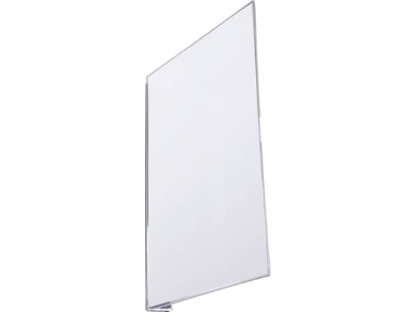 Slitesterk 187219, skiltholder, A5, plast, transparent, vertikal, 155 mm