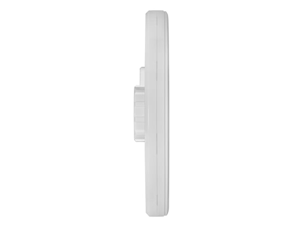 TFA-Dostmann 60.3078.02, Vegg, Kvartsklokke, Rund, Hvit, Plast, Batteri