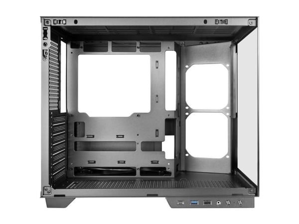 Mars Gaming MCMIRAGE, Midi Tower, PC, Svart, ATX, Micro ATX, Mini-ITX, Herdet glass, Spilling