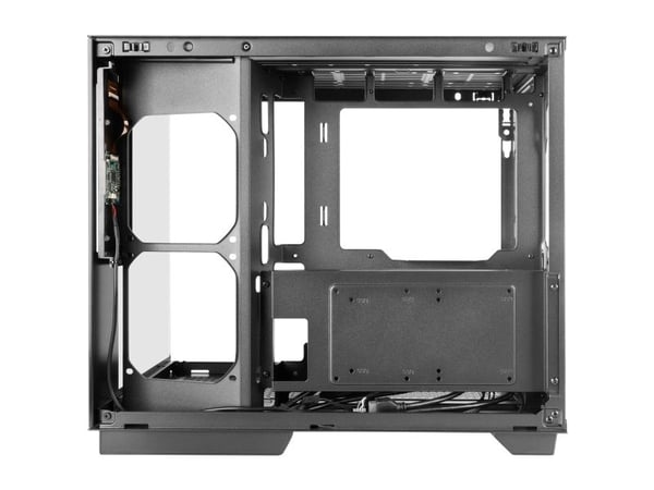 Mars Gaming MCMIRAGE, Midi Tower, PC, Svart, ATX, Micro ATX, Mini-ITX, Herdet glass, Spilling