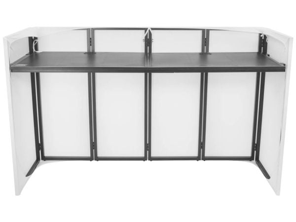 Omnitronic Large Mobil DJ Stand Mobilt DJ-bord Aluminium, Tekstil
