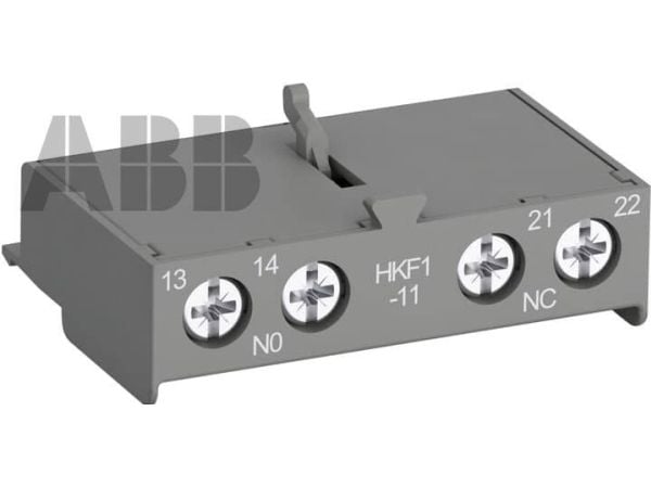 ABB 1SAM 201 901 R1001 HKF1-11 Moottorikatkaisijan lisäkytkin MS 116 etupuolinen jatkokytkentä