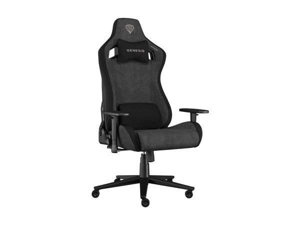 Genesis Nitro 660 - Spillestol - ergonomisk - armlener - T-formet - tipping - stoff - svart, grå