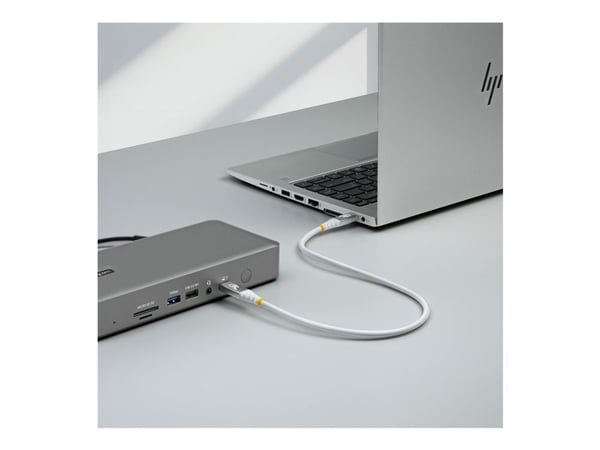 StarTech - USB-kabel - USB-C (hann) til USB-C (hann) - USB4 / Thunderbolt / DisplayPort 2.1 - 51.33 cm - 4K 120 Hz støtte, 8K 60Hz støtte, utvidet ...