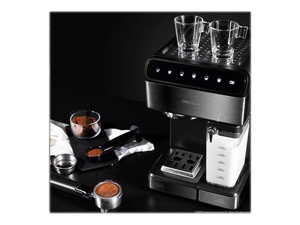 Cecotec Power Instant-ccino 20 Touch - Kaffemaskin med melkeskummer - 20 bar - svart