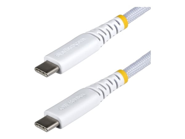 StarTech.com USB2CC3MNCBRWH, 3 m, USB C, USB C, USB 2.0, 0,48 Gbit/s, valkoinen