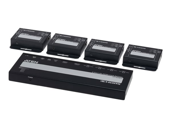ATEN VS1824KIT - Video/lyd-splitter - HDMI - over CAT 6 - 4 porter - opp til 50 m