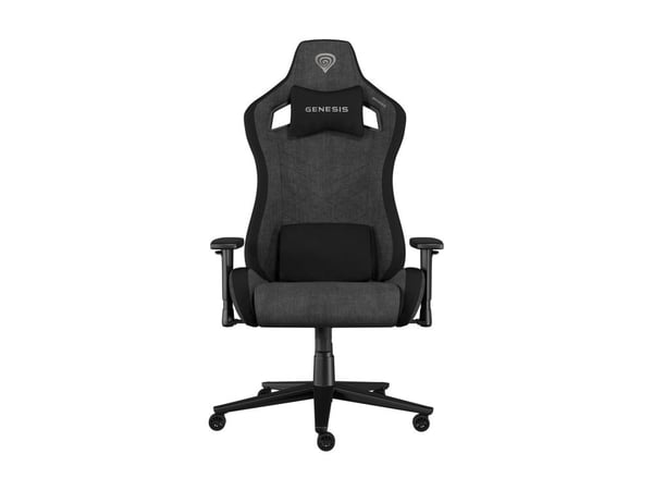 Genesis Nitro 660 - Spillestol - ergonomisk - armlener - T-formet - tipping - stoff - svart, grå