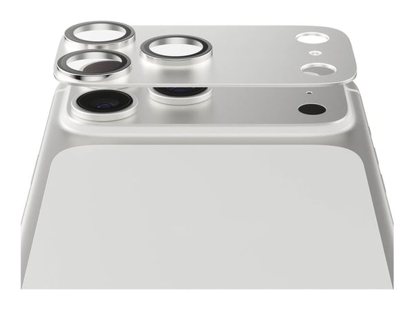 PanzerGlass FENDER - Linsebeskytter for mobiltelefon - sølv - for Apple iPhone 17 Pro Max