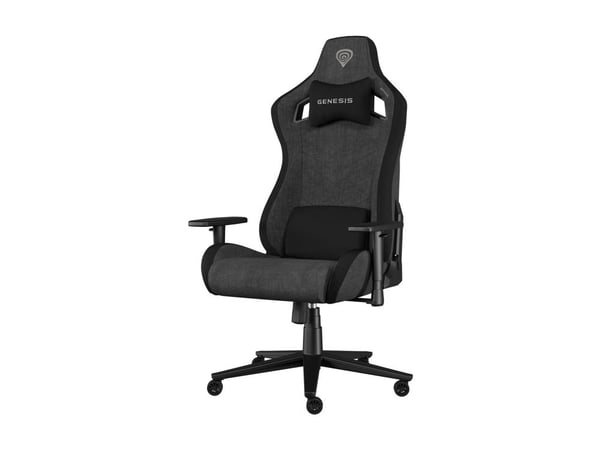 Genesis Nitro 660 - Spillestol - ergonomisk - armlener - T-formet - tipping - stoff - svart, grå