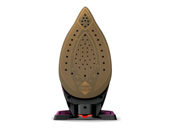 Tefal Express Vision SV8152E0 - Dampstrykejern - såleplate: Durilium AirGlide Autoclean - 2800 W - svart/purpur