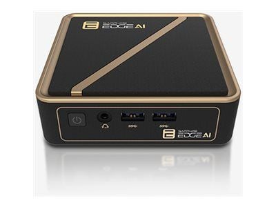 SAPPHIRE Edge AI - Barebone - mini-PC 1 x Ryzen AI 9 HX 370 / upp till 5.1 GHz - RAM 0 GB - Radeon 890M - Gigabit Ethernet, 2.5 Gigabit Ethernet - ...
