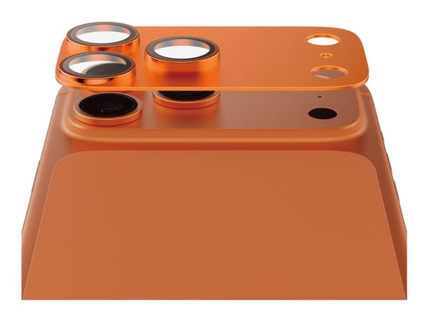PanzerGlass FENDER - Linsebeskytter for mobiltelefon - oransje - for Apple iPhone 17 Pro