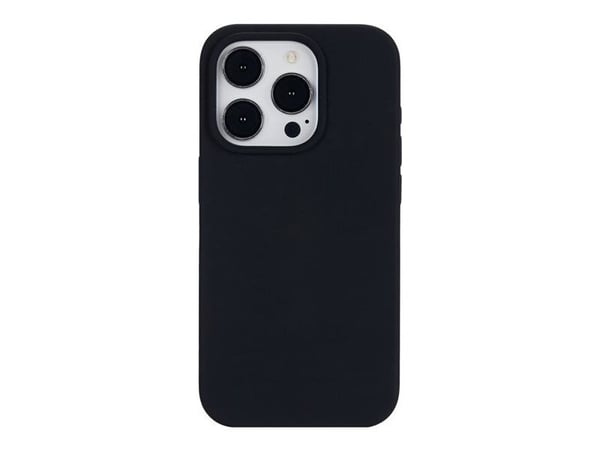 eSTUFF Infinite Rome - Baksidedeksel for mobiltelefon - magnetic, 81% recycled material - MagSafe-samsvar - polykarbonat, silikon - svart - for App...